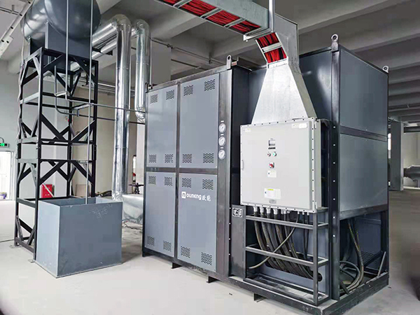 烘箱電導熱油爐控溫，提升面料涂層溫度